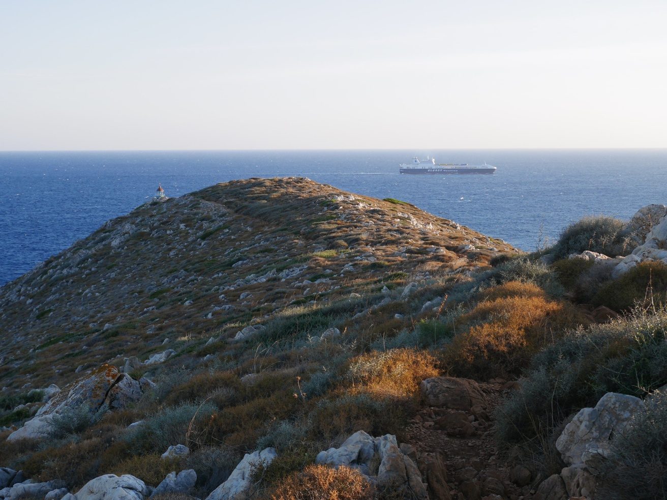 Cabo Matapán, o Tenaro, el emplazamiento de las Columnas de Hércules meridionales. Crédito: Camster, Wikimedia Commons, CC-BY 4.0