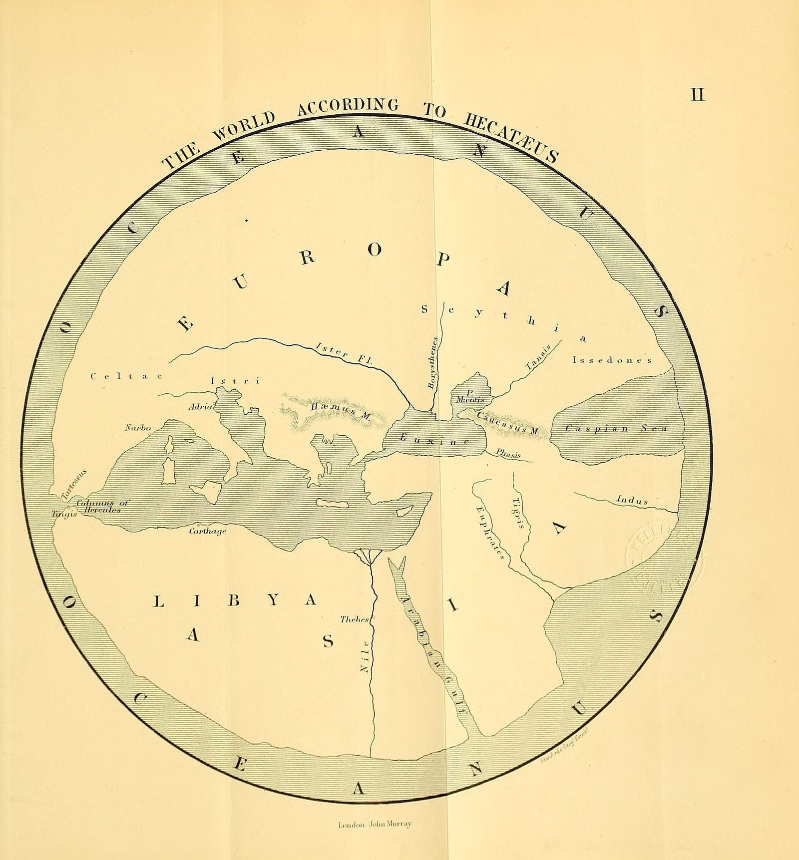 Bunbury Vol 1 Mapa 02 Hecataeus p 148