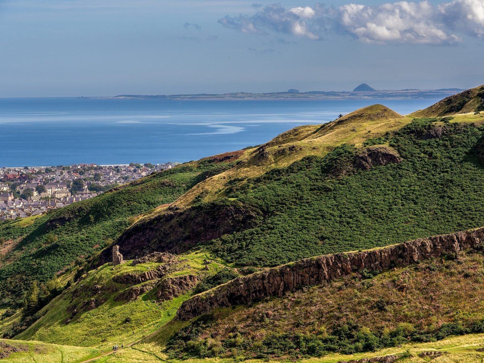 Vista desde Arthur's Seat hacia el noreste