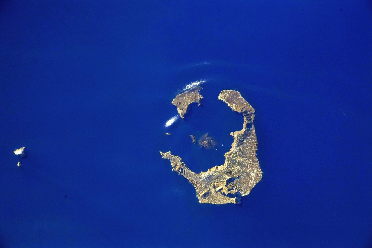 Santorini, una de las principales islas de los minoicos. Foto de Samantha Cristoforetti, CC-BY 2.0